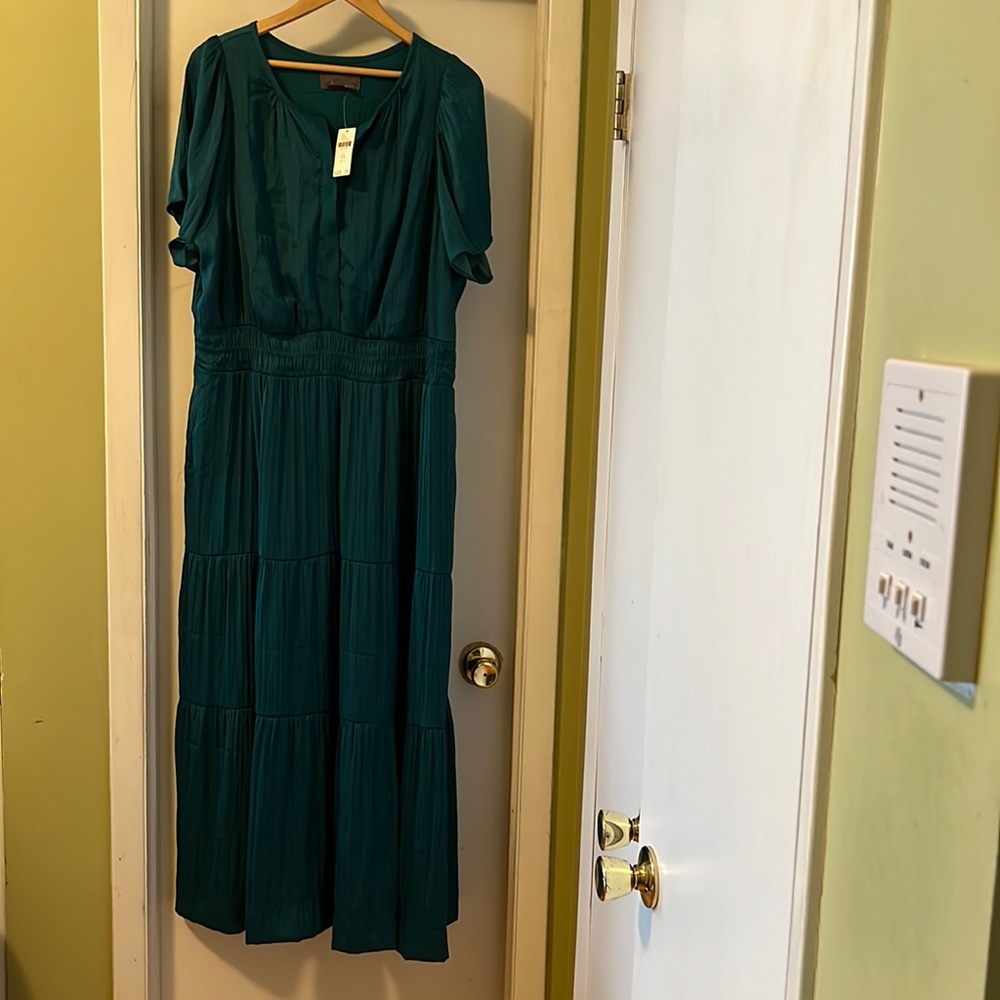 Anthropologie Dress, Turquoise, Size 2X
